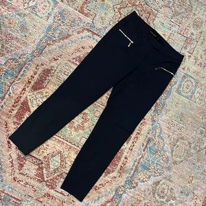 Ivanka Trump navy cropped pants